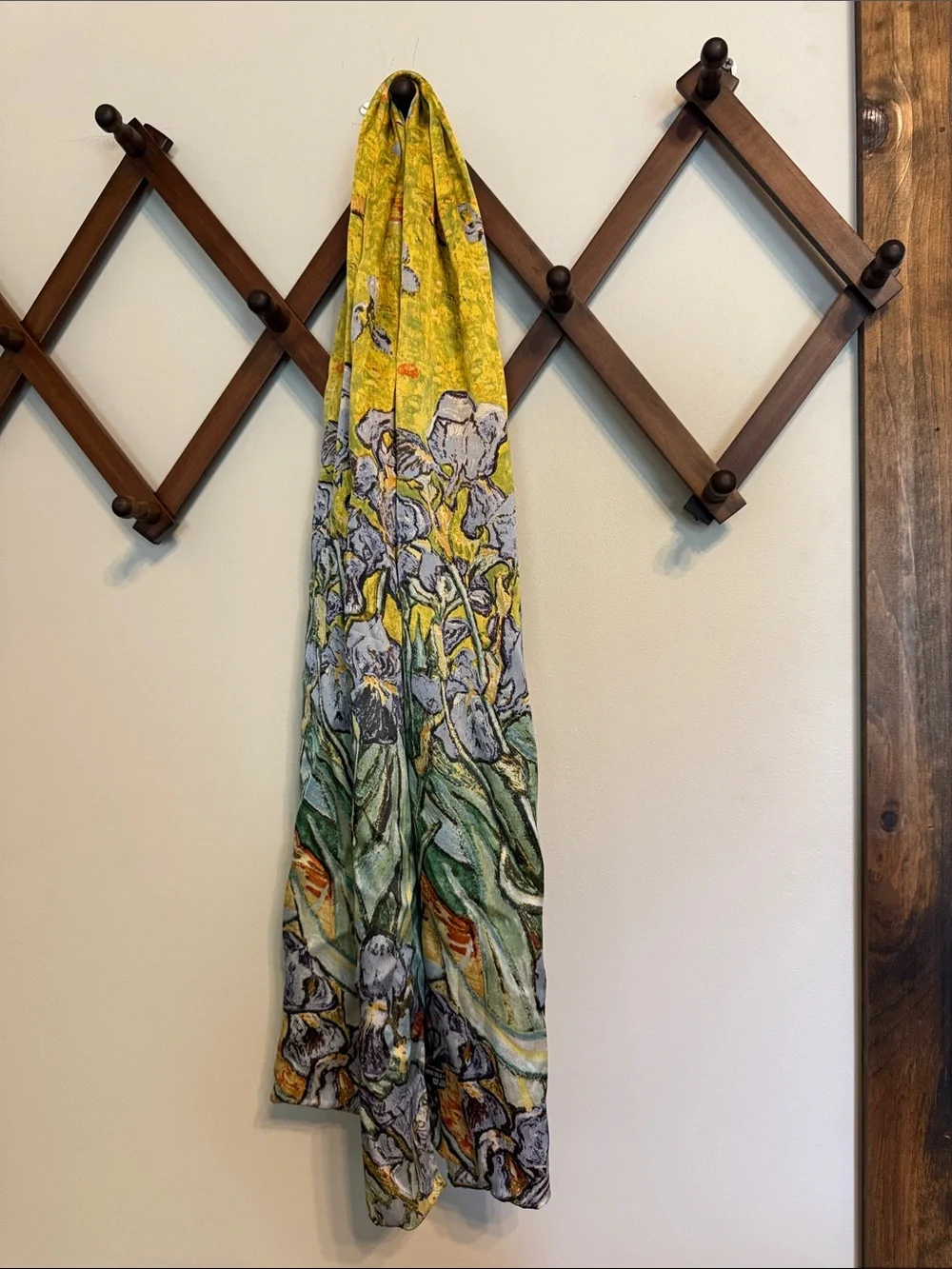 Museum silk scarf Van Gogh print